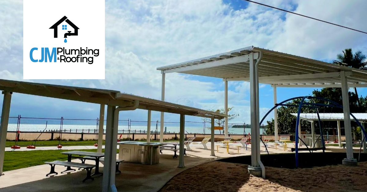 Roof Sheeting And Plumbing For The New Water Park, Shelter’s & Amenities at Seaforth Esplanade by CJM Plumbing & Roofing Contractor in Mackay